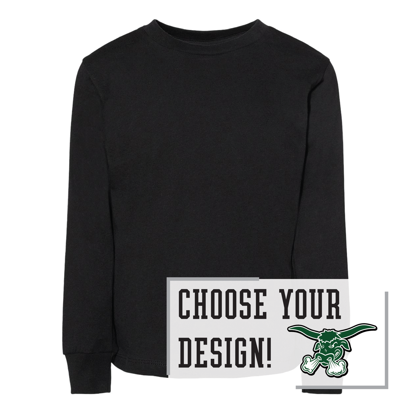 Packers BELLA+CANVAS® Toddler Long Sleeve Tee (3501T)