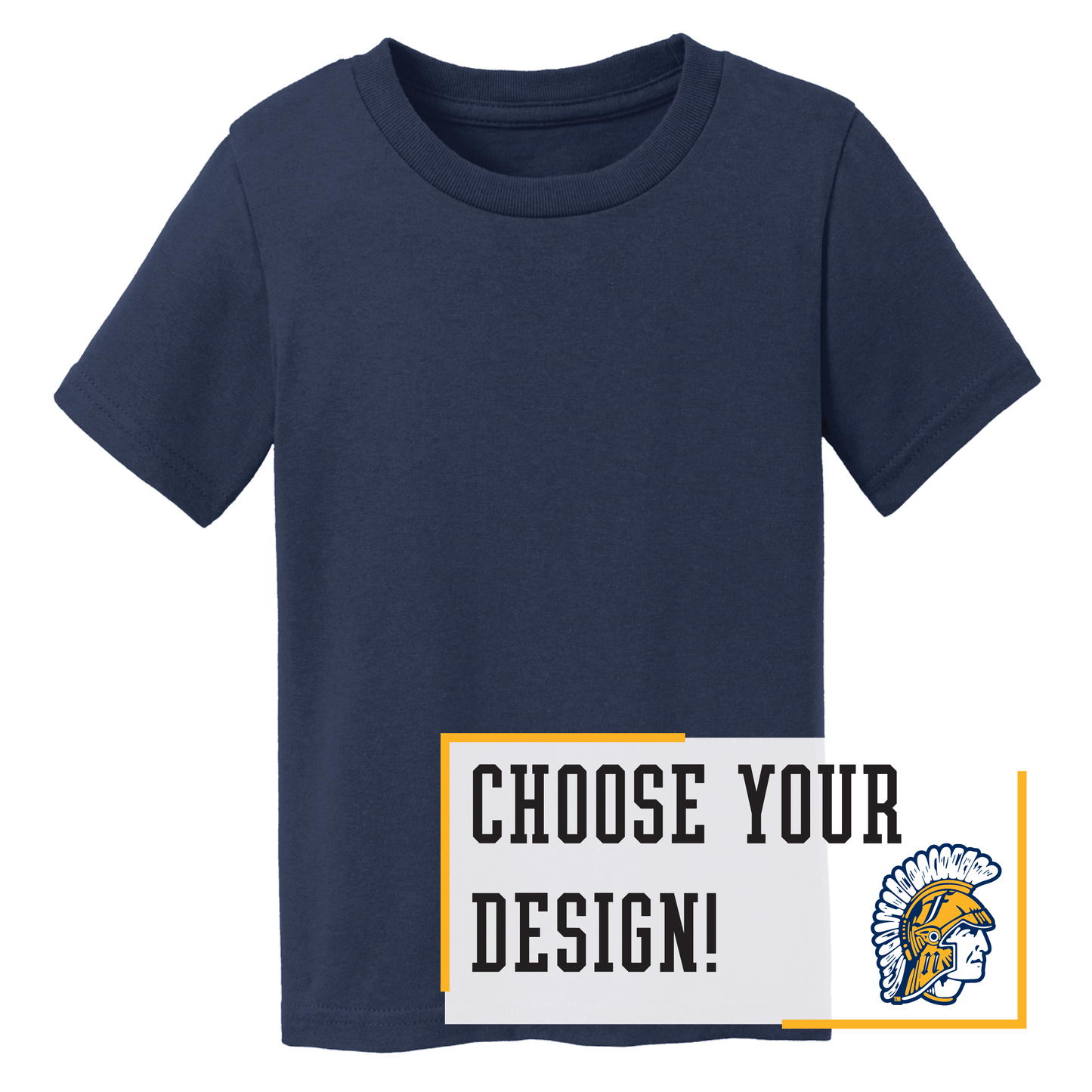 Spartans Port & Co™ Toddler Core Cotton Tee (CAR54T)