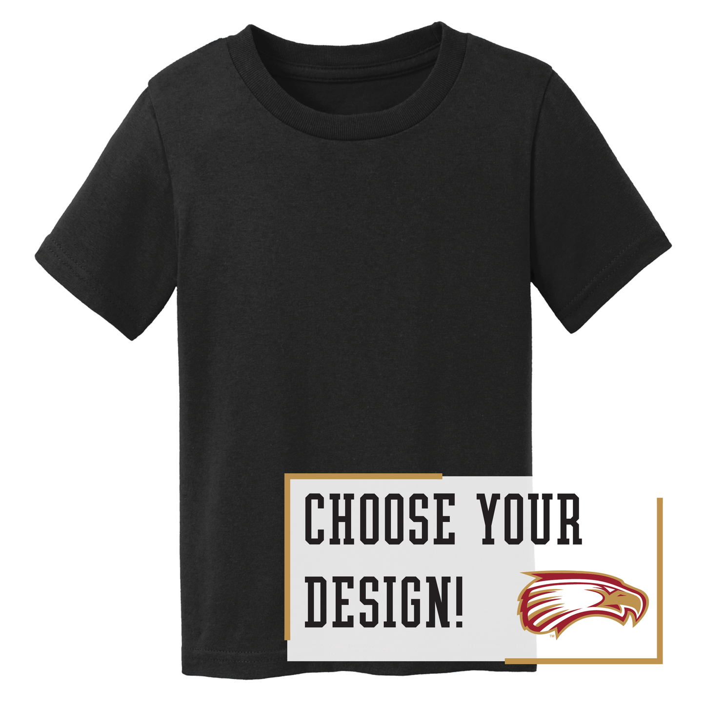 Eagles Port & Co™ Toddler Core Cotton Tee (CAR54T)