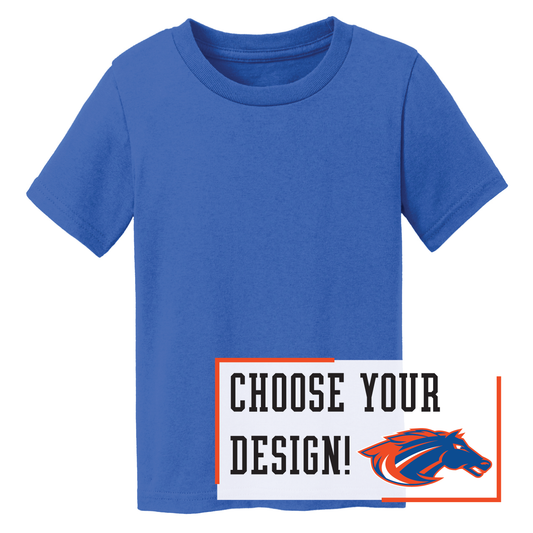 Mustangs Port & Co™ Toddler Core Cotton Tee (CAR54T)