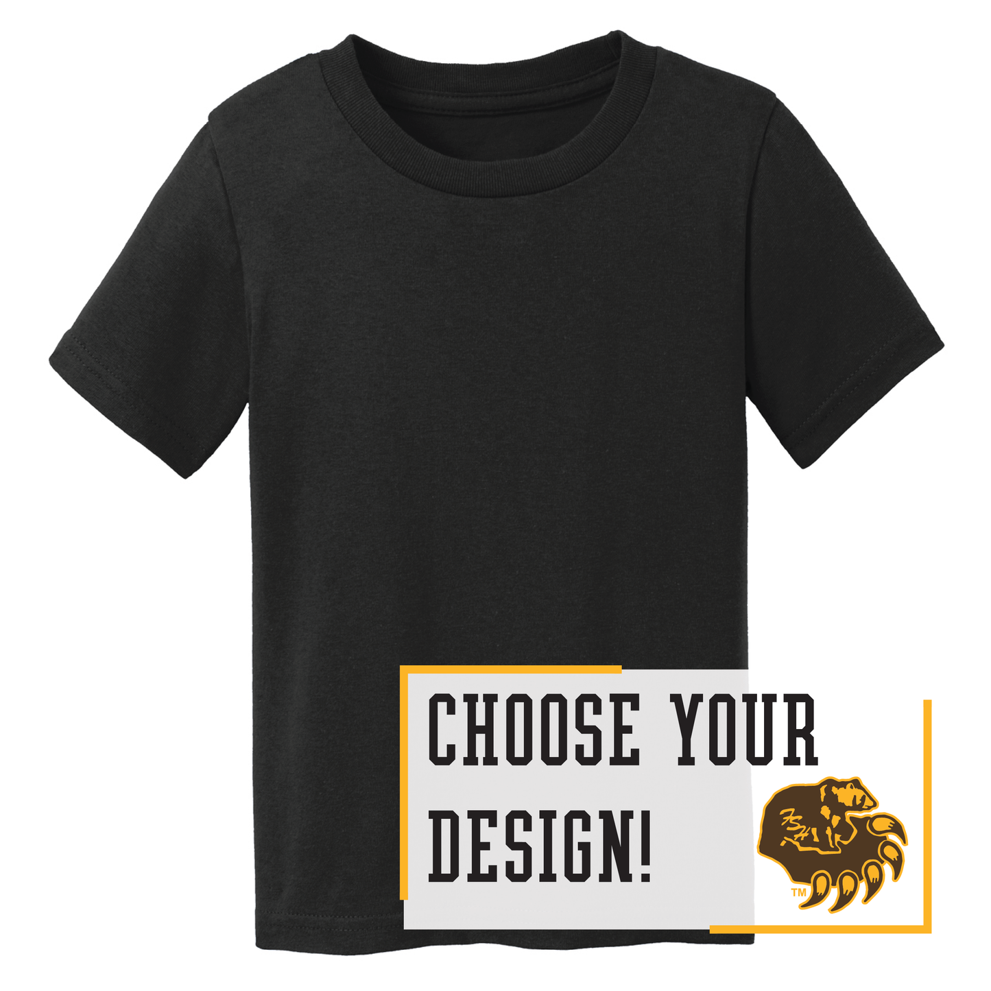 Bruins Port & Co™ Toddler Core Cotton Tee (CAR54T)