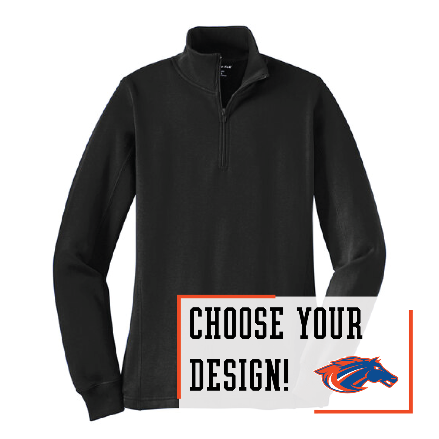 Mustangs Sport-Tek® Women's 1/4-Zip (LST253)
