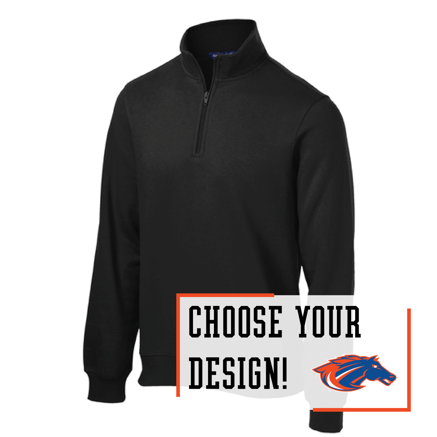 Mustangs Sport-Tek® 1/4-Zip Sweatshirt (ST253)