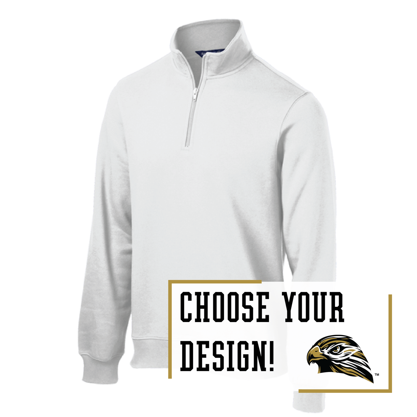 Hawks Sport-Tek® 1/4-Zip Sweatshirt (ST253)