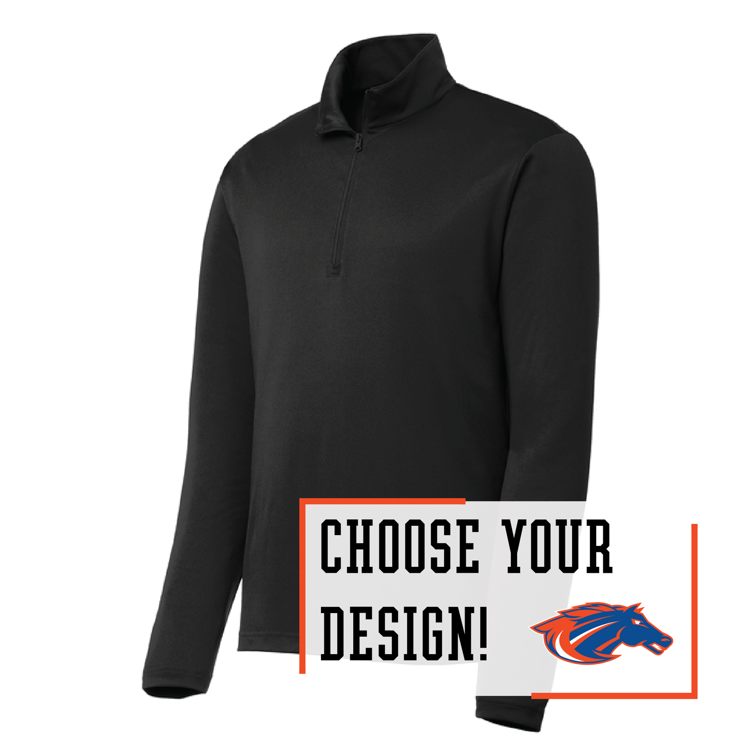 Mustangs Sport-Tek® PosiCharge® Competitor™ 1/4-Zip Pullover (ST357)