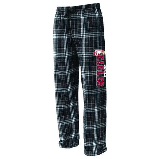 Eagles Kylee Blk/Wht Pennant Flannel Pants 0324