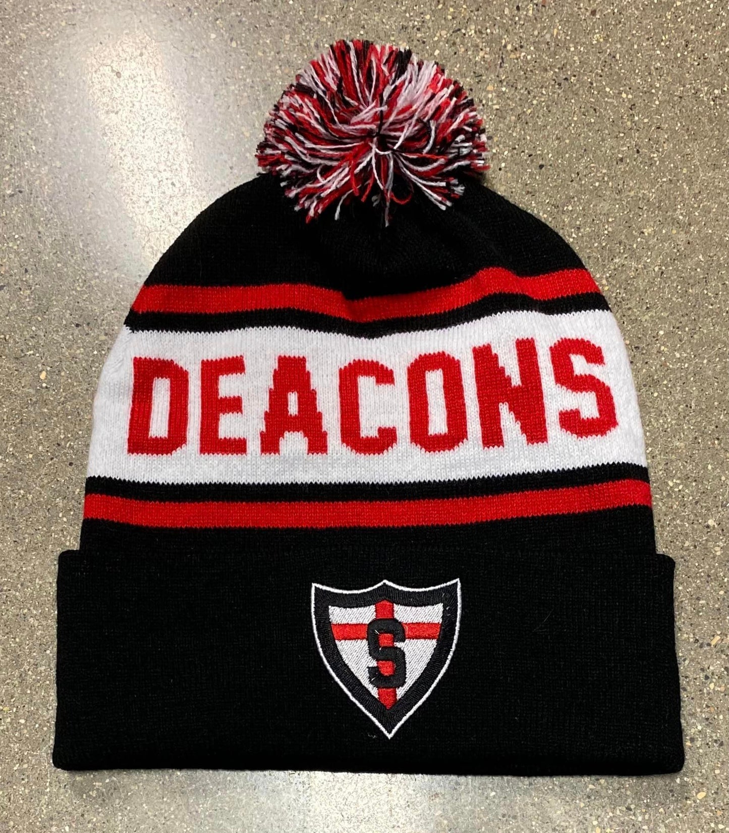 Deacons Knit Pom Beanie