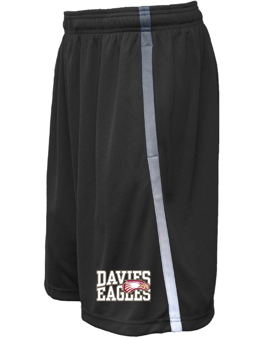 Davies Eagles Blk Shorts Apricot