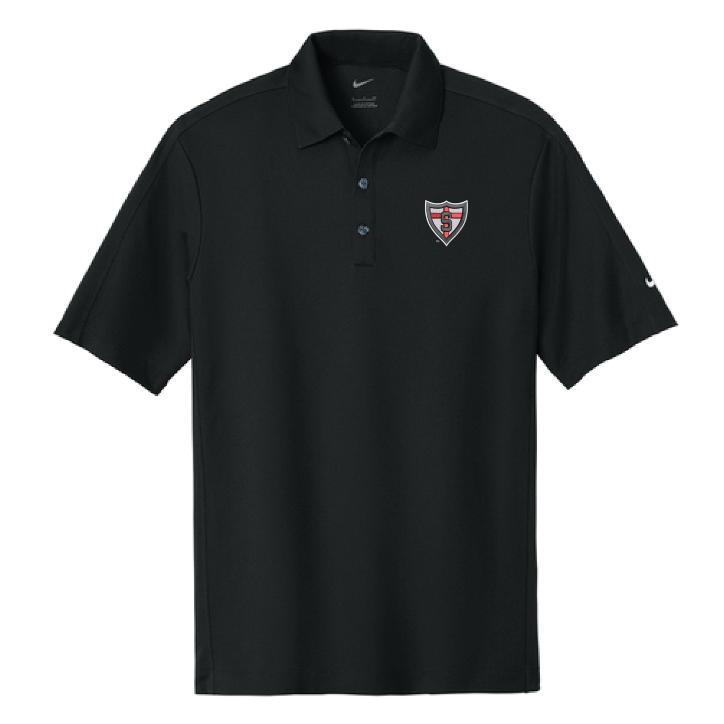 Shanley Black Nike Tech Sport Dri-FIT Polo (266998)