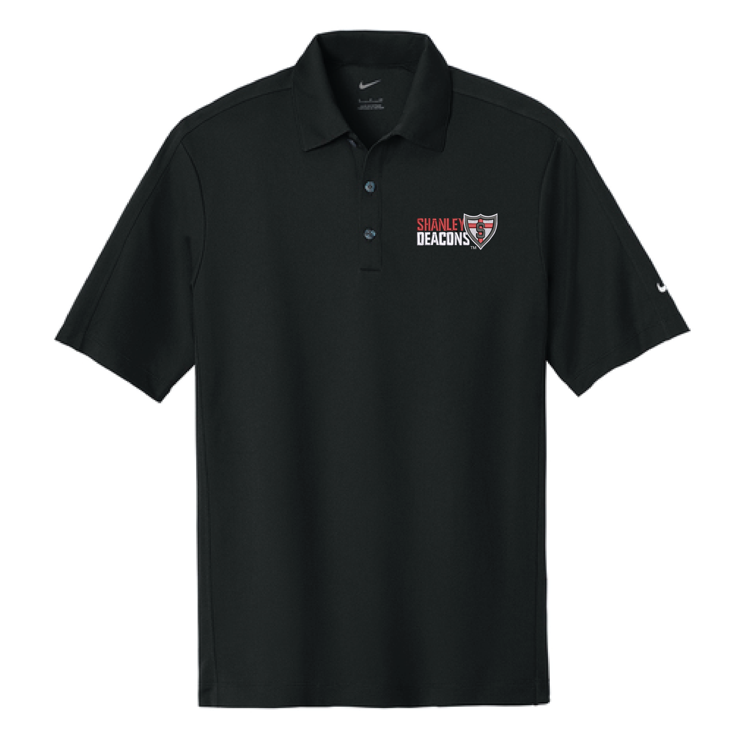 Shanley Black Nike Tech Sport Dri-FIT Polo (266998)