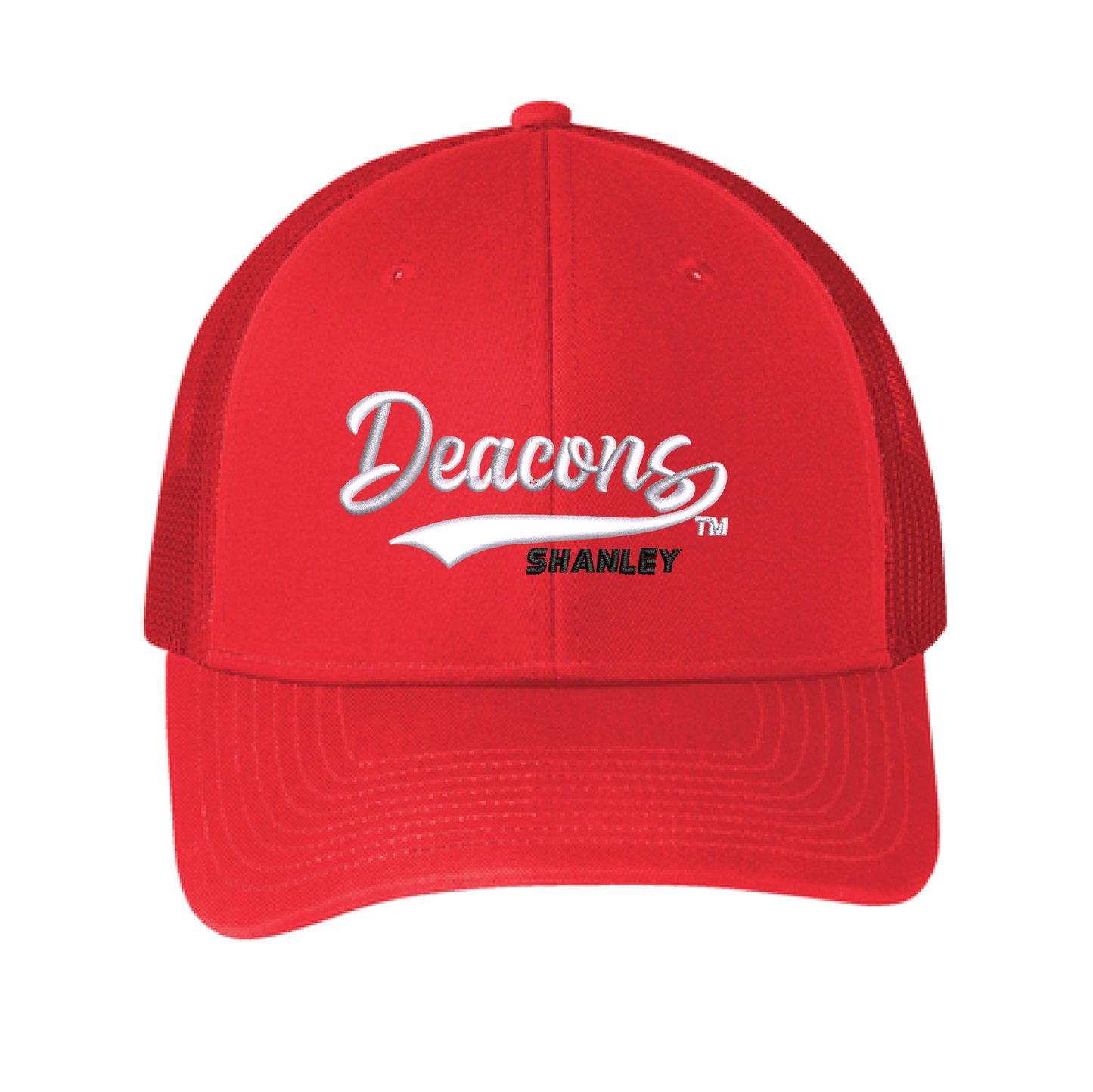 Shanley True Red Port Authority® Snapback Trucker Cap (C402)