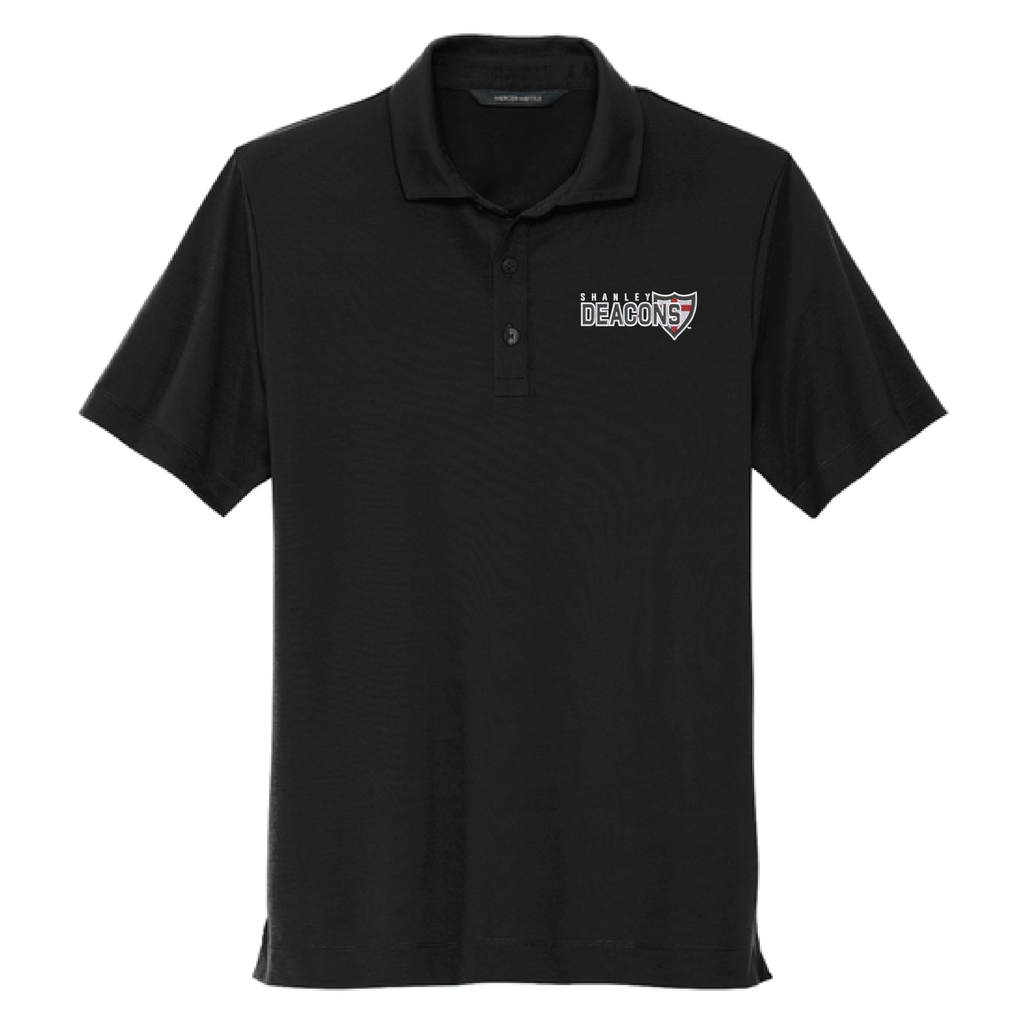 Shanley Black Mercer+Mettle® Stretch Jersey Polo (MM1014)