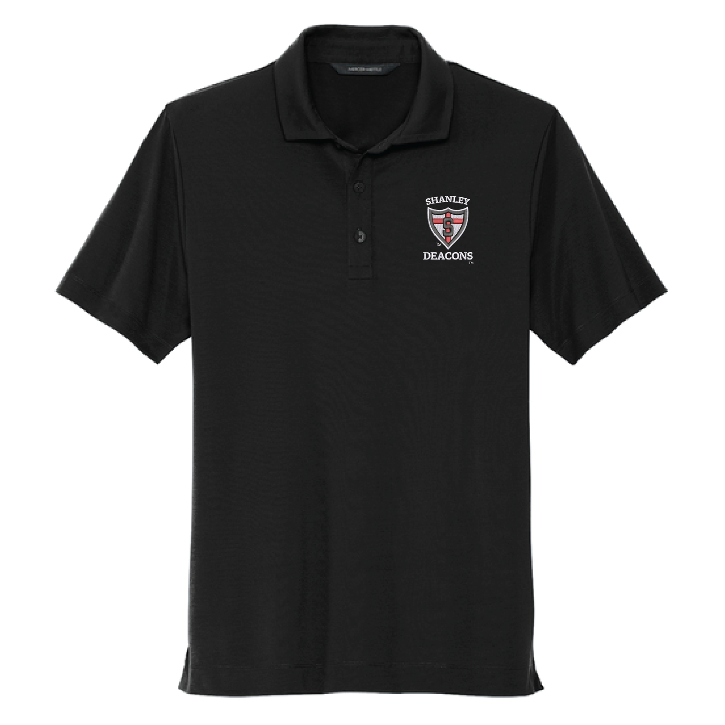 Shanley Black Mercer+Mettle® Stretch Jersey Polo (MM1014)