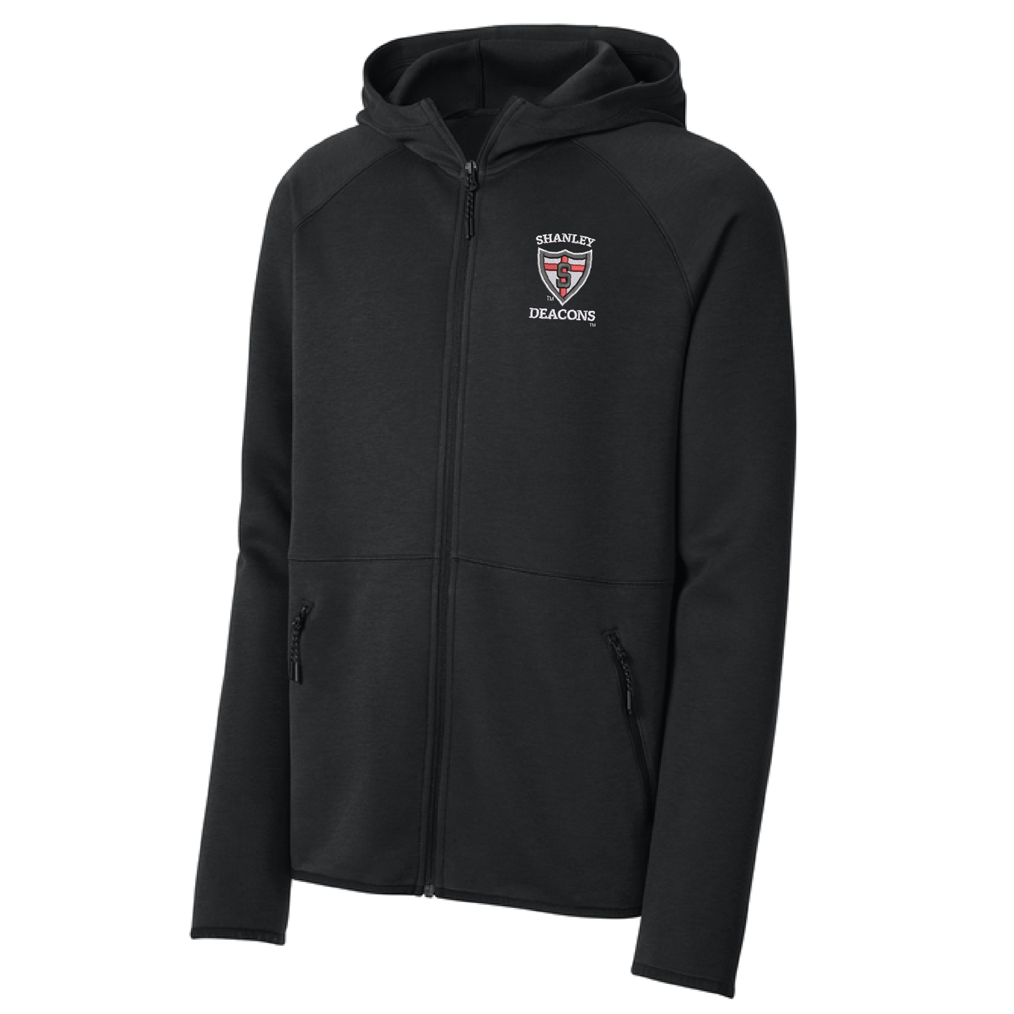 Shanley Black Sport-Tek® Phenom Full-Zip Hoodie (ST840)