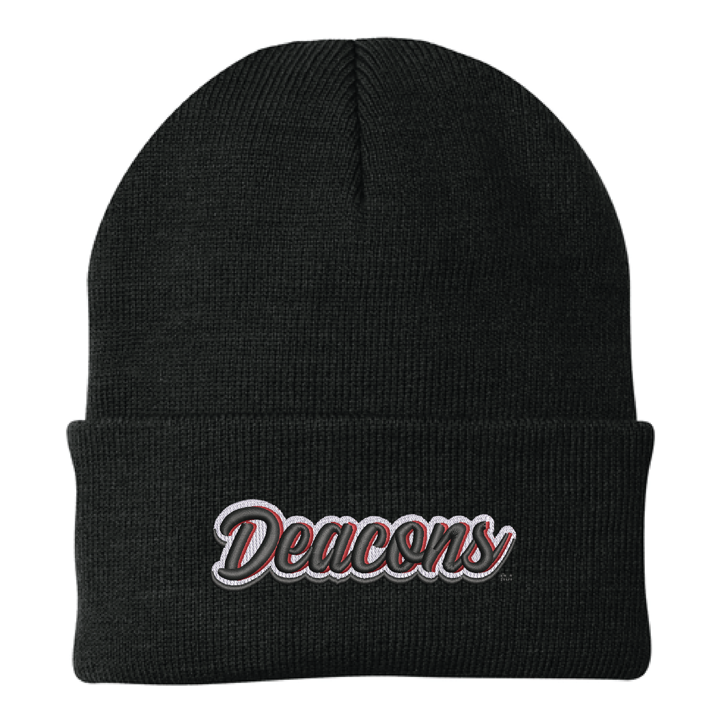 Shanley Black Port Authority® Knit Cap (CP90)