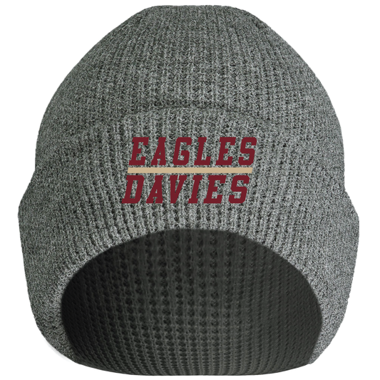 Eagles Tobias Graphite Augusta Waffle Knit Beanie 0124