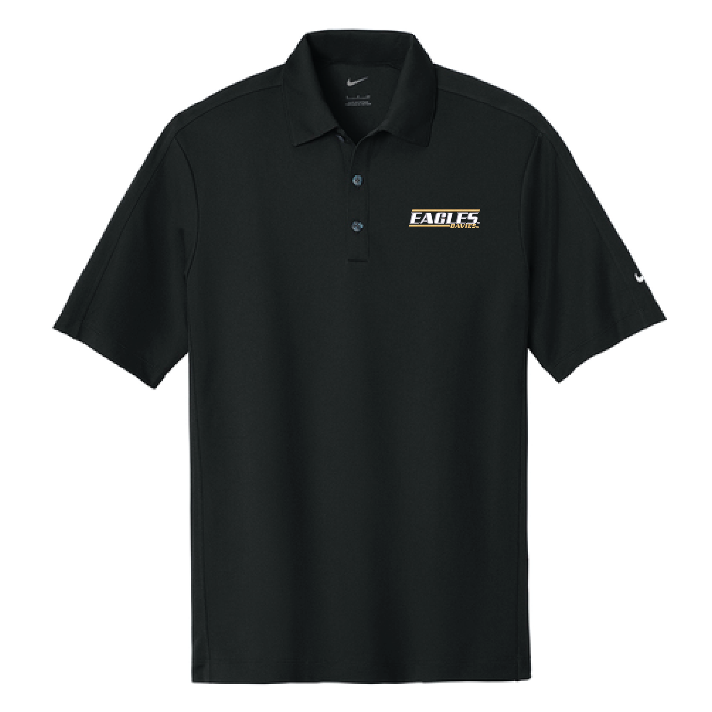 Eagles Black Nike Tech Sport Dri-FIT Polo (266998)