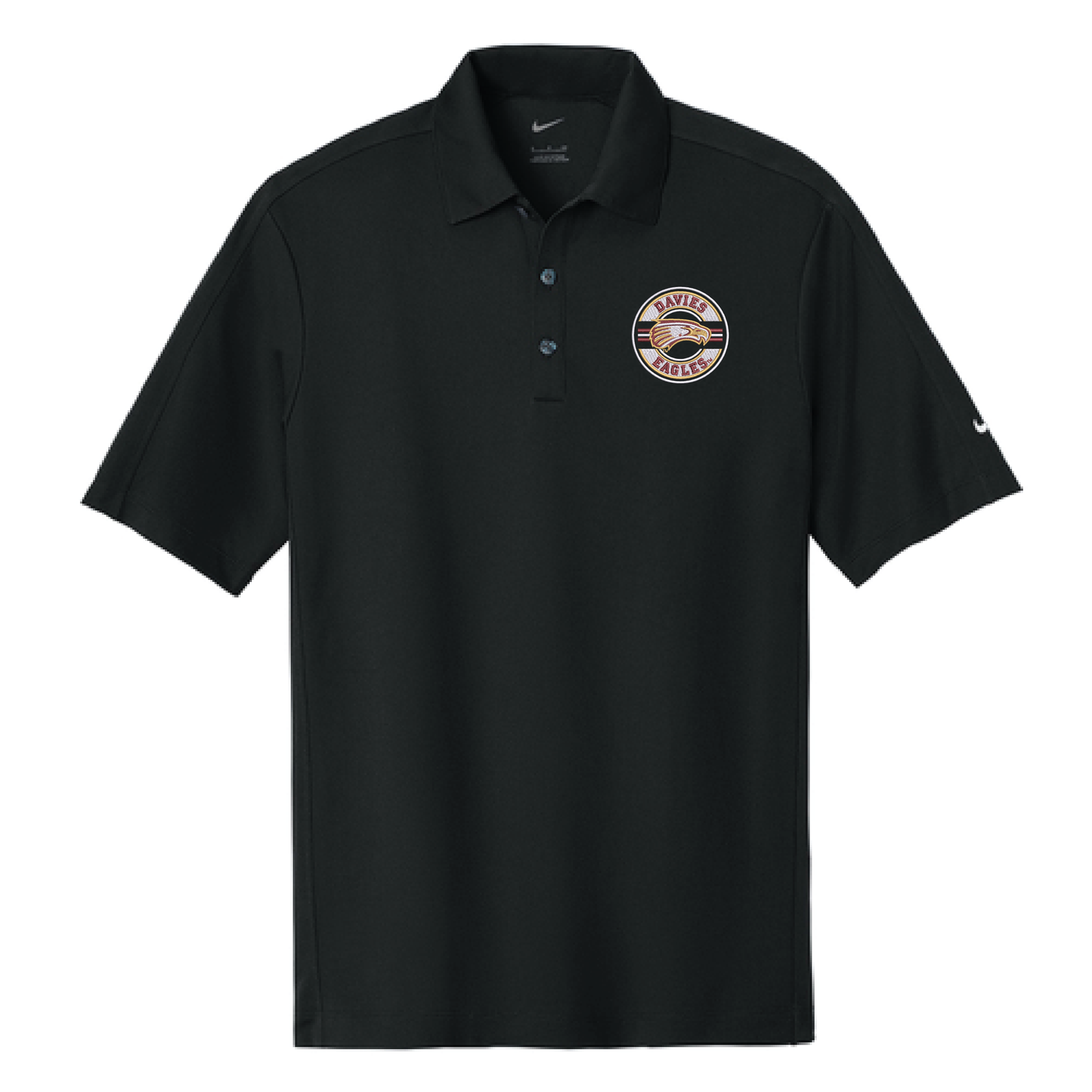 Eagles Black Nike Tech Sport Dri-FIT Polo (266998)