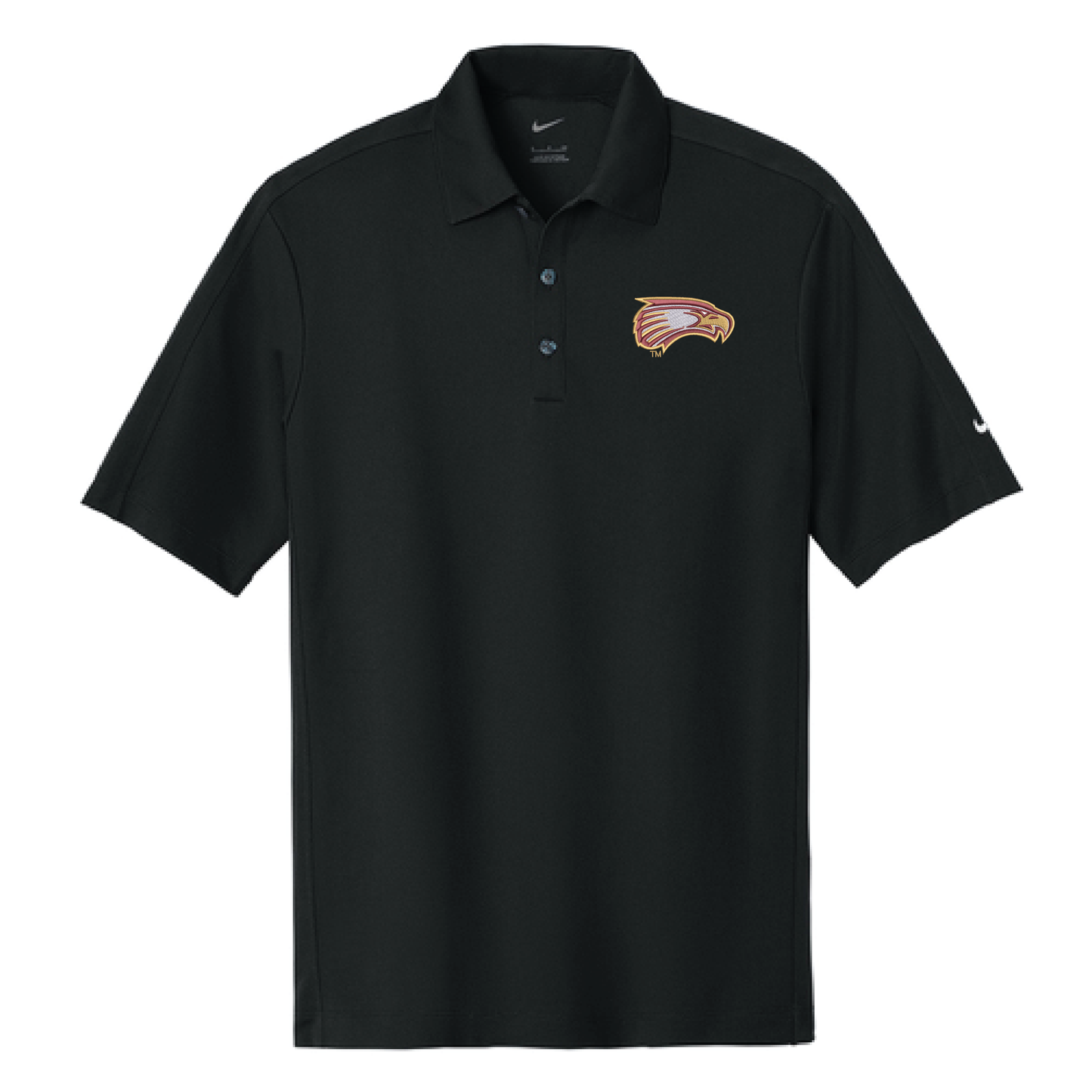 Eagles Black Nike Tech Sport Dri-FIT Polo (266998)