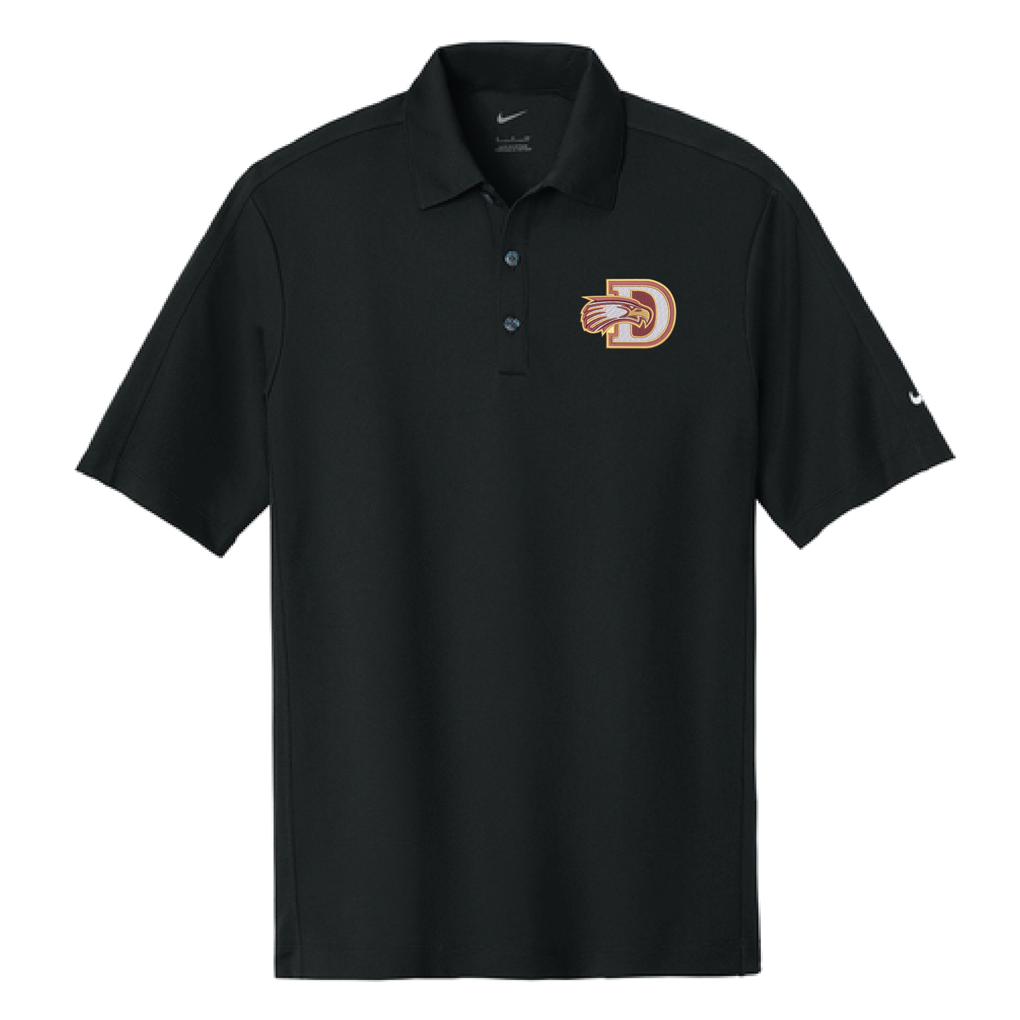 Eagles Black Nike Tech Sport Dri-FIT Polo (266998)