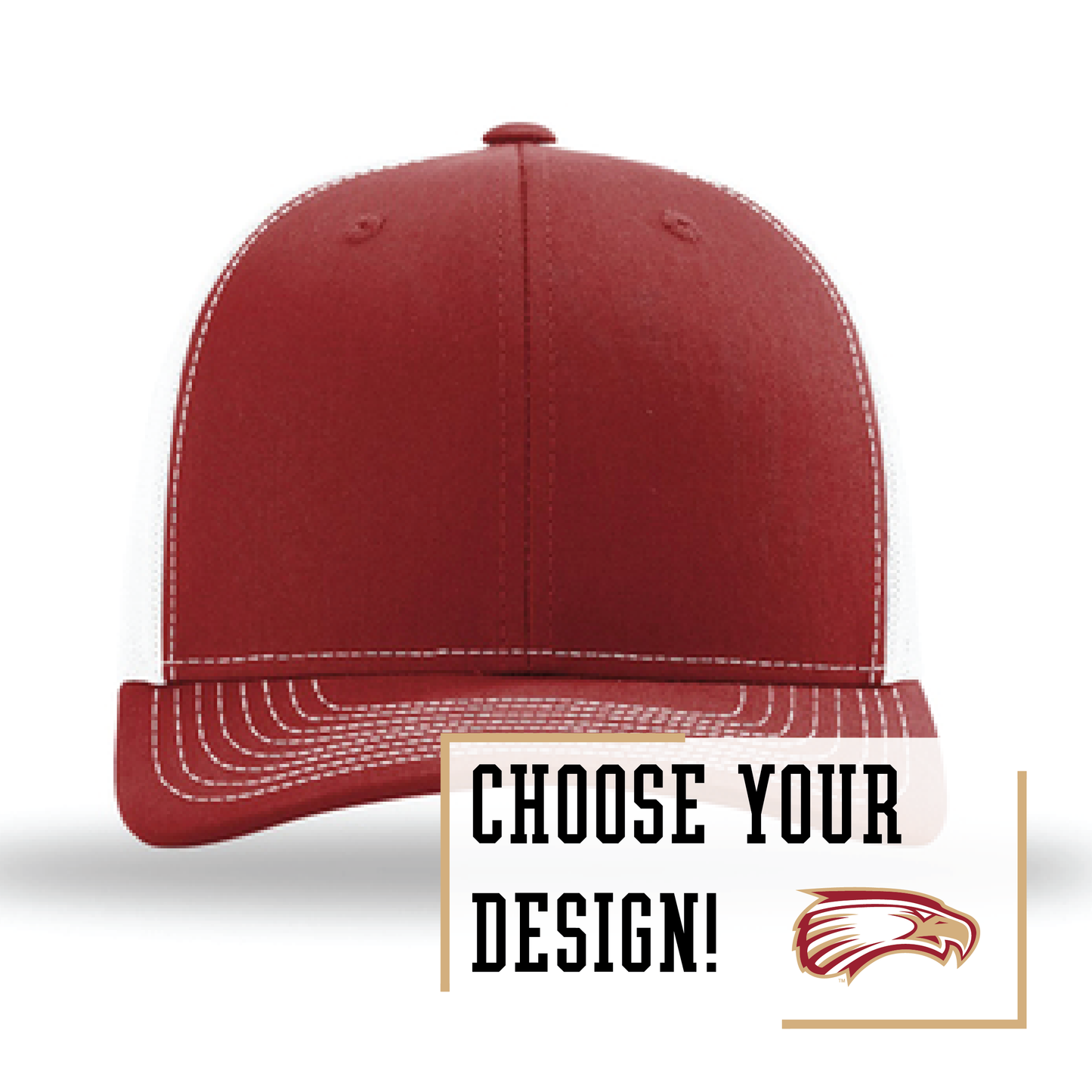 Eagles Cardinal/White Richardson Trucker Cap (112)