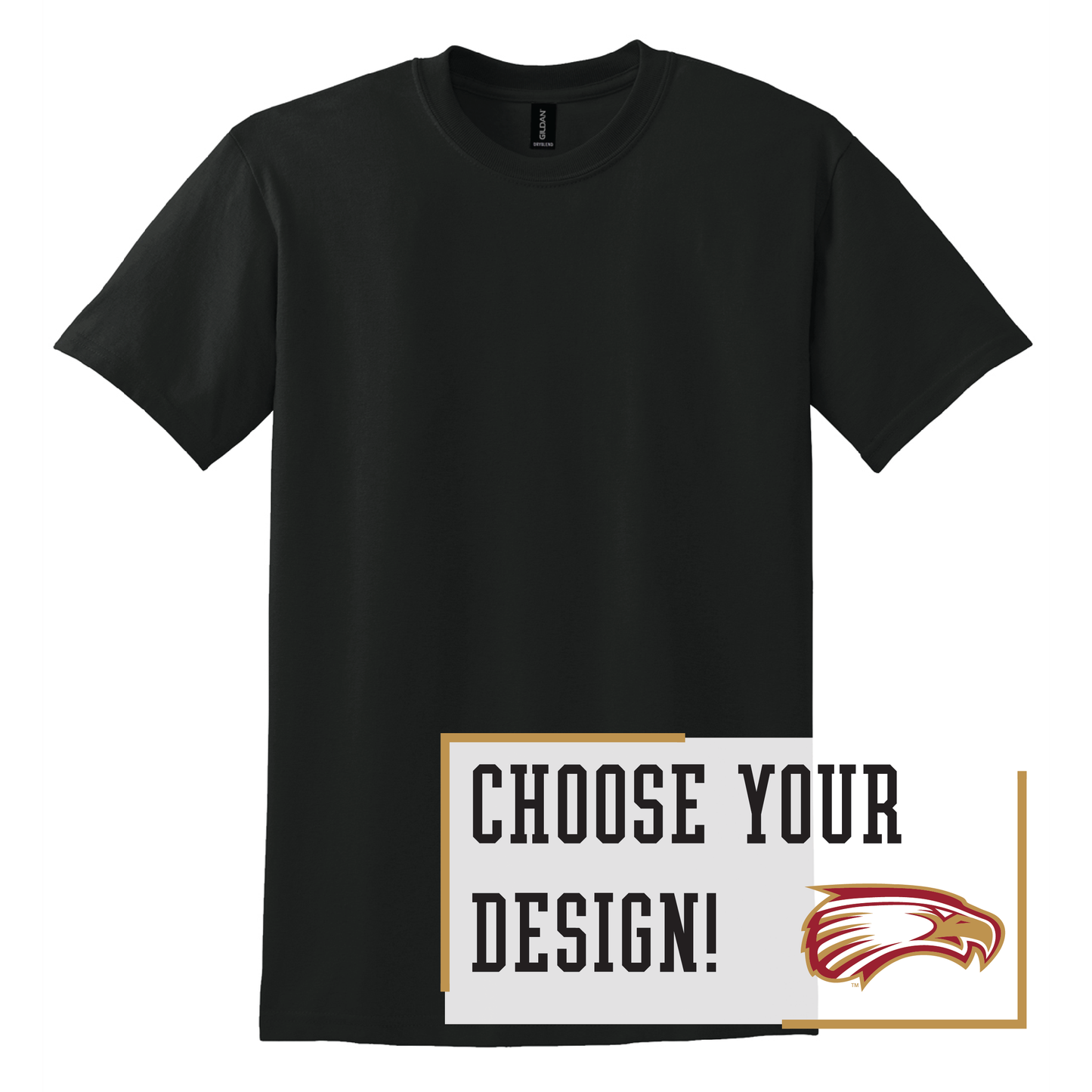 Eagles Gildan® DryBlend® 50 Cotton/50 Poly T-Shirt (8000)
