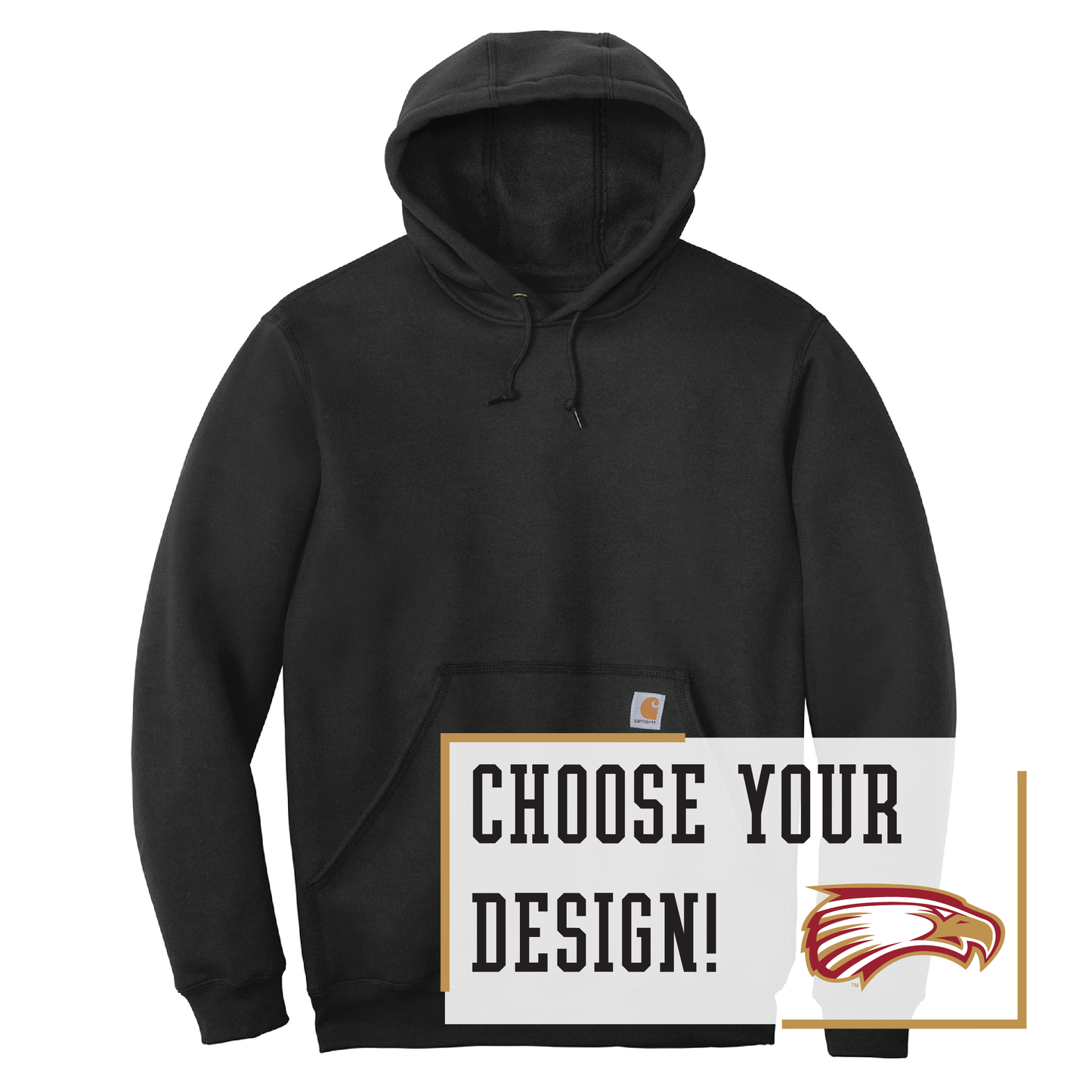 Eagles Carhartt® Midweight Hooded Sweatshirt (CTK121)