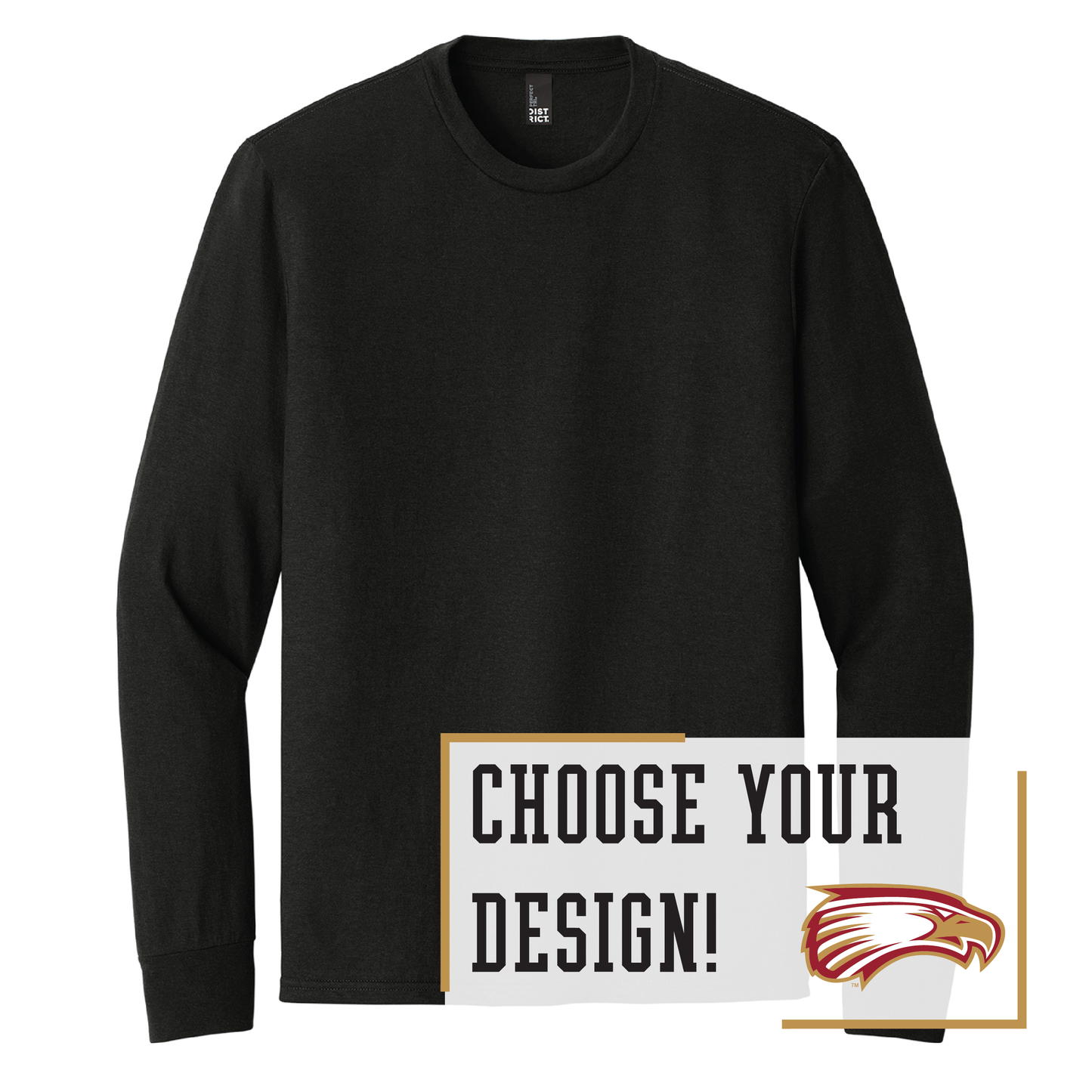 Eagles District® Perfect Tri® Long Sleeve Tee (DM132)