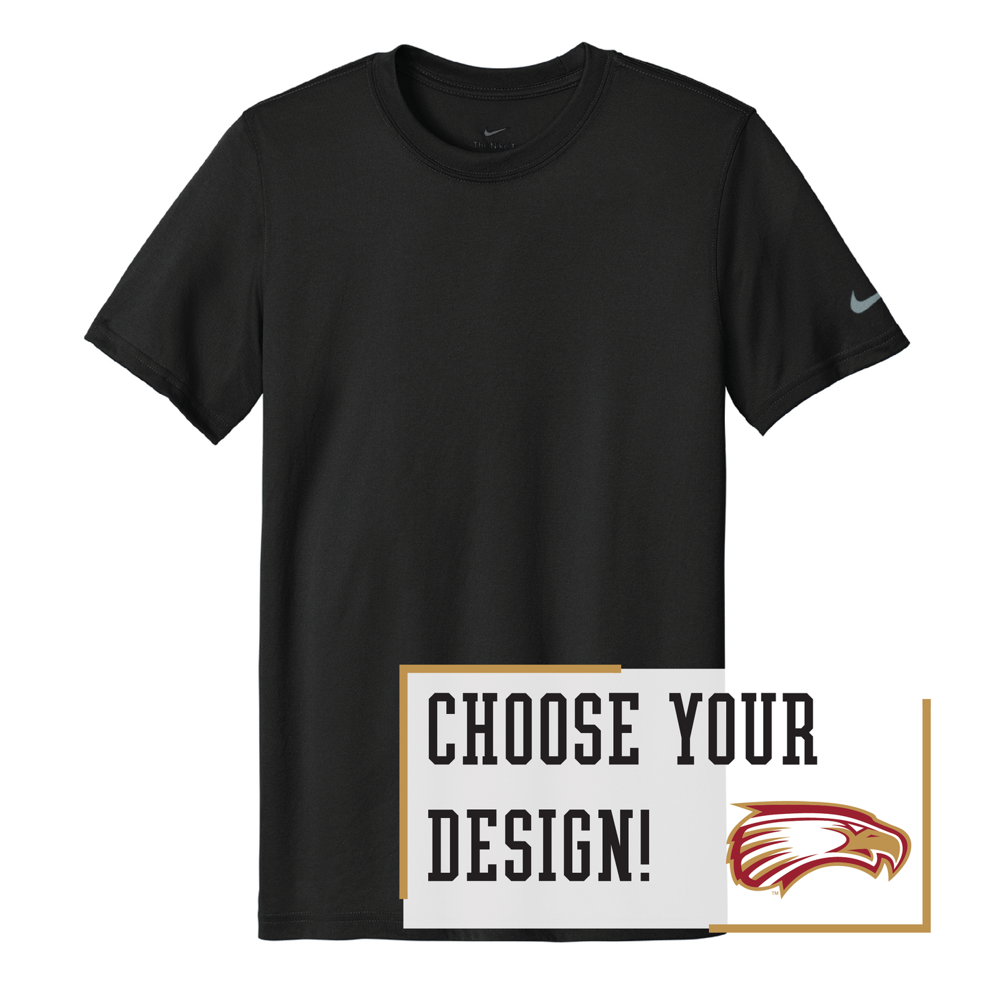 Eagles Nike Swoosh Sleeve rLegend Tee (NKDX8730)