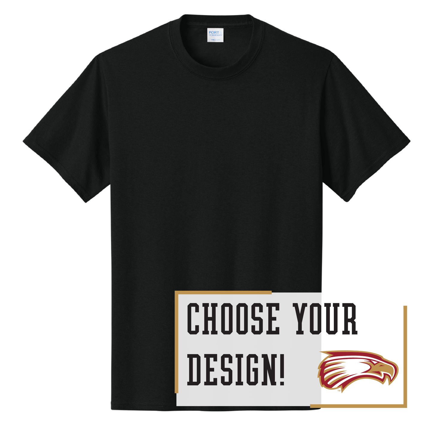 Eagles Port & Co™ Core Cotton Tee (PC54)