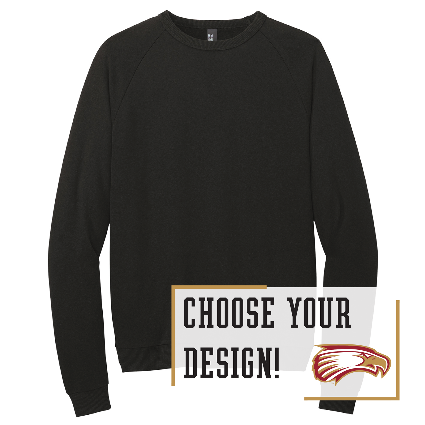 Eagles District® Perfect Tri® Fleece Crewneck Sweatshirt (DT1304)