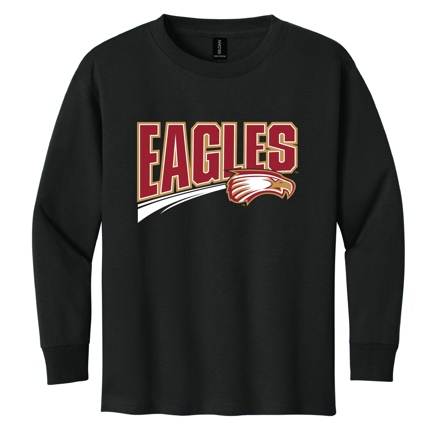 Eagles Gildan® Youth 100% Cotton Long Sleeve T-Shirt (5400b)