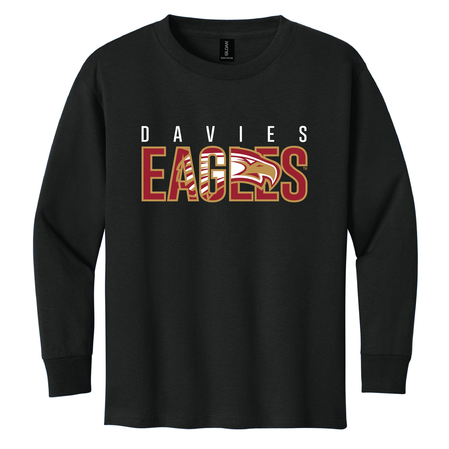 Eagles Gildan® Youth 100% Cotton Long Sleeve T-Shirt (5400b)
