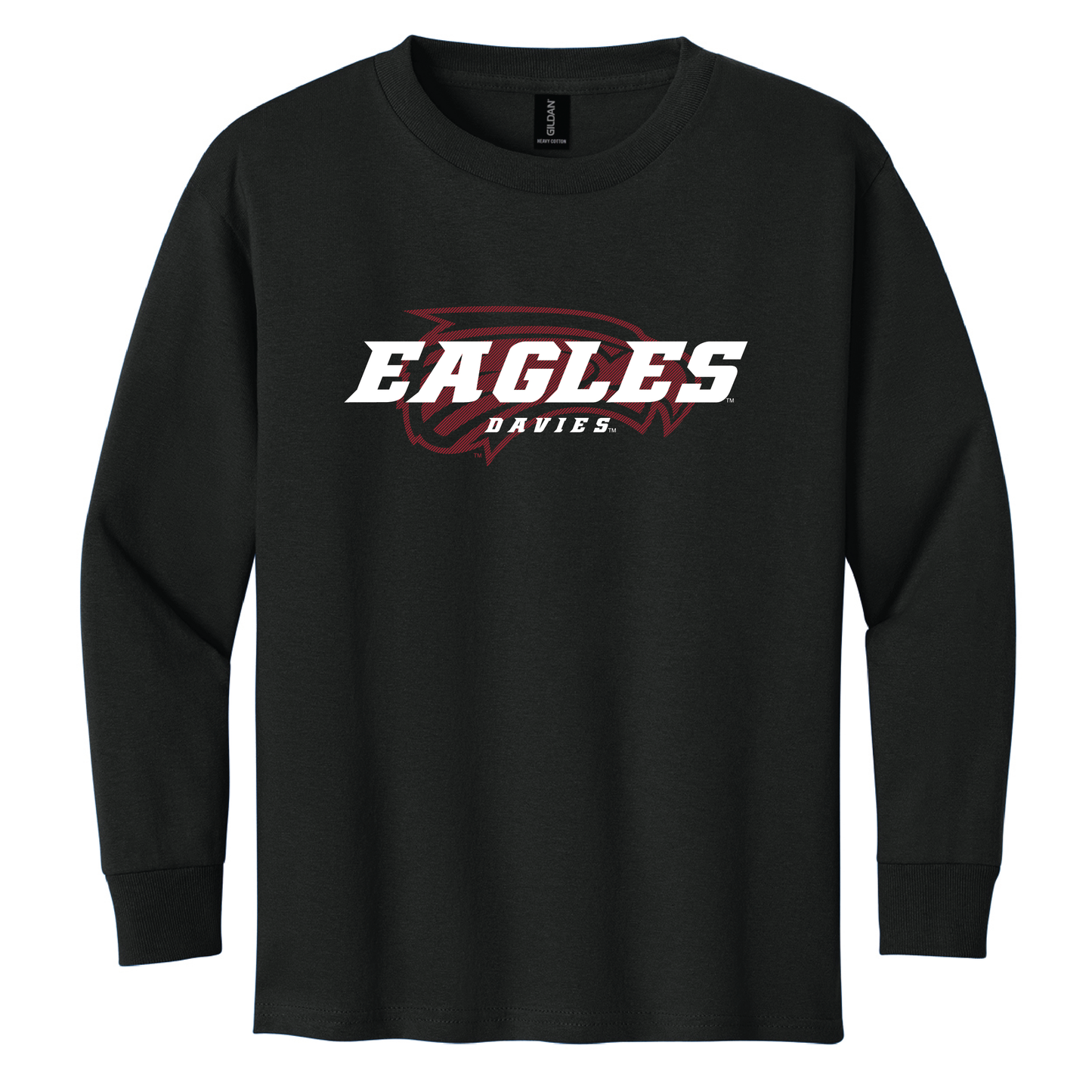 Eagles Gildan® Youth 100% Cotton Long Sleeve T-Shirt (5400b)
