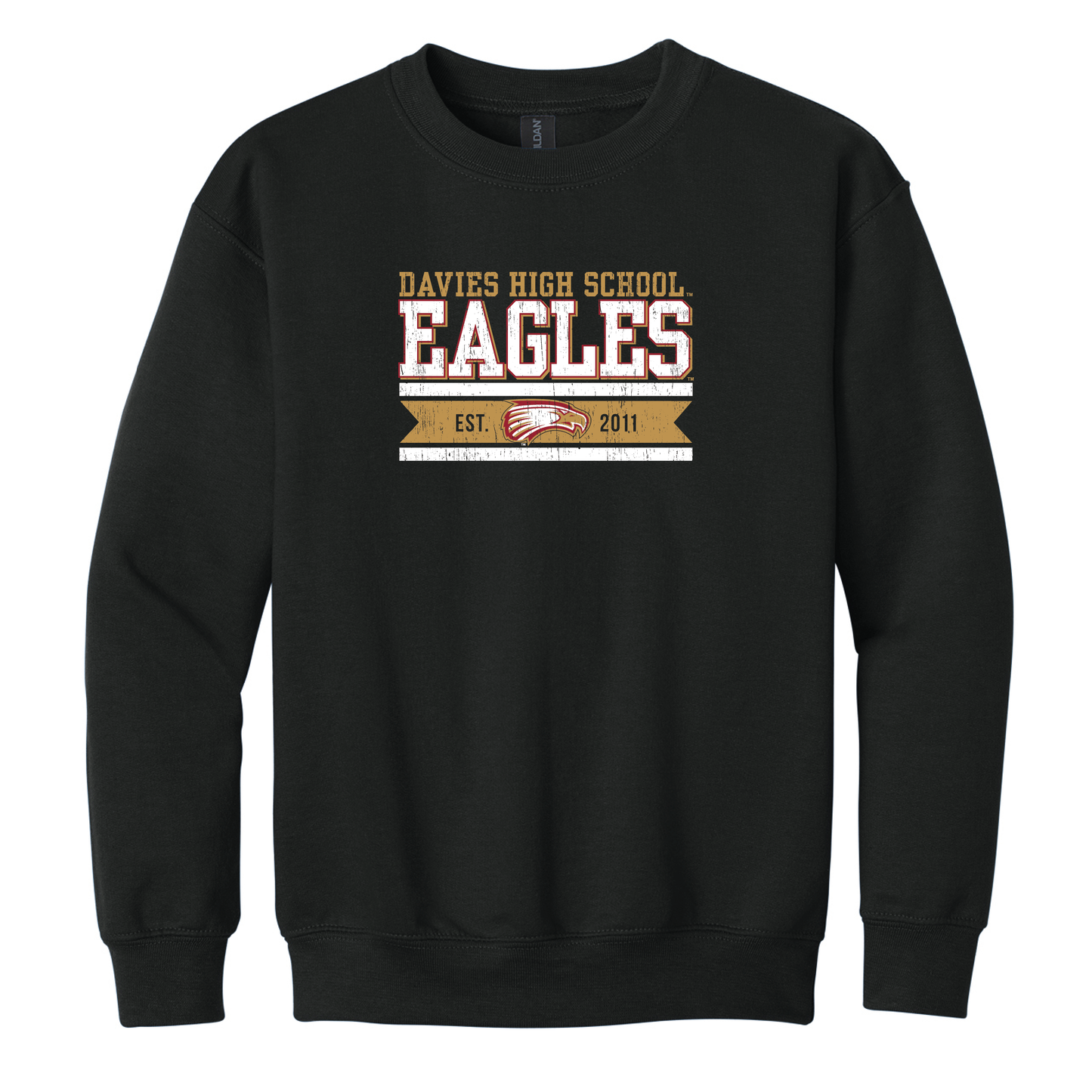 Eagles Gildan® Youth Heavy Blend™ Crewneck Sweatshirt (18000B)