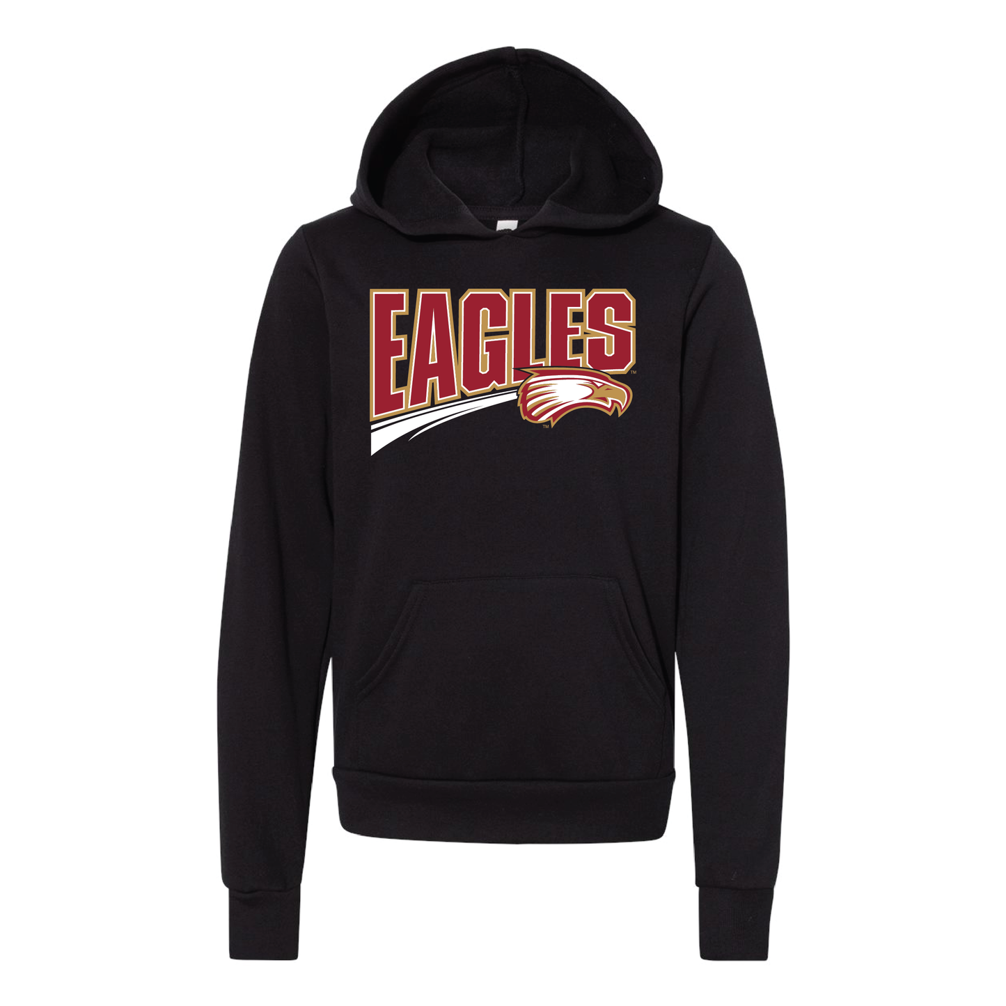 Eagles BELLA+CANVAS® Youth Sponge Fleece Hoodie (3719Y)