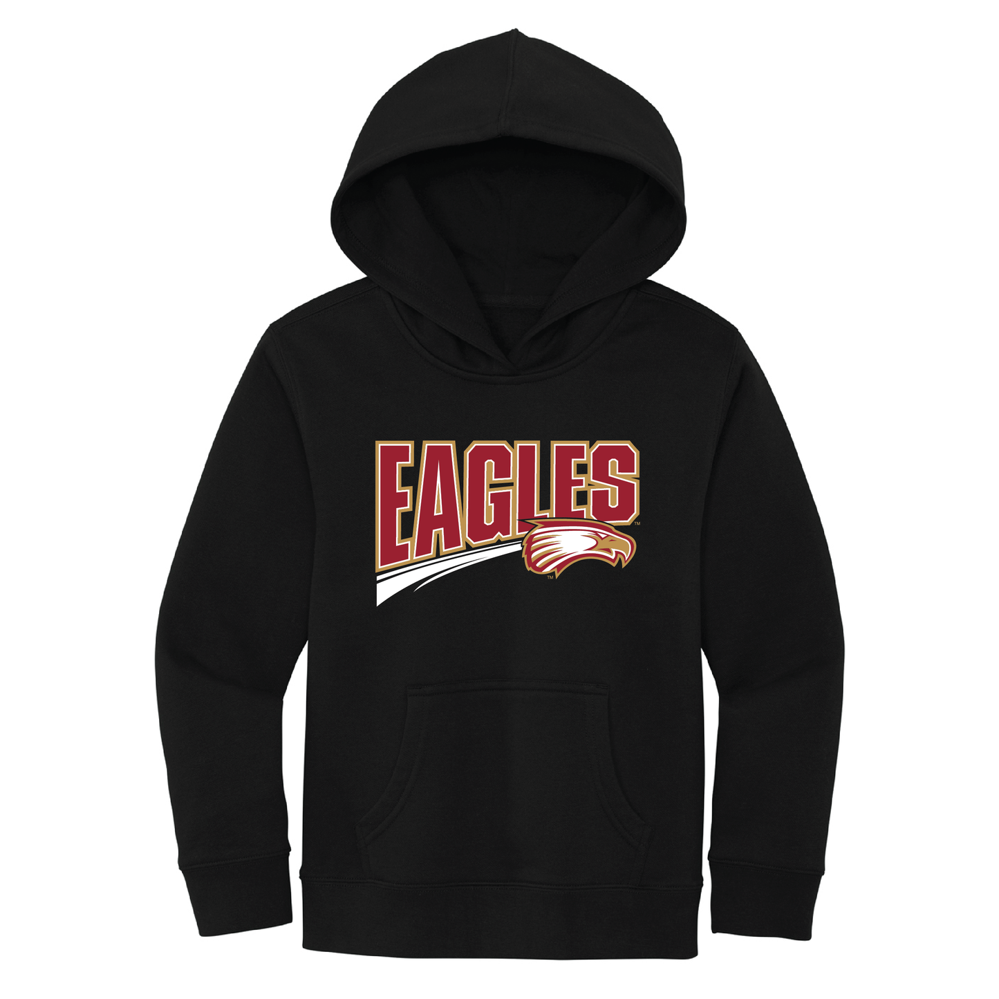 Eagles Black District® Youth V.I.T.™ Fleece Hoodie (DT6100Y)