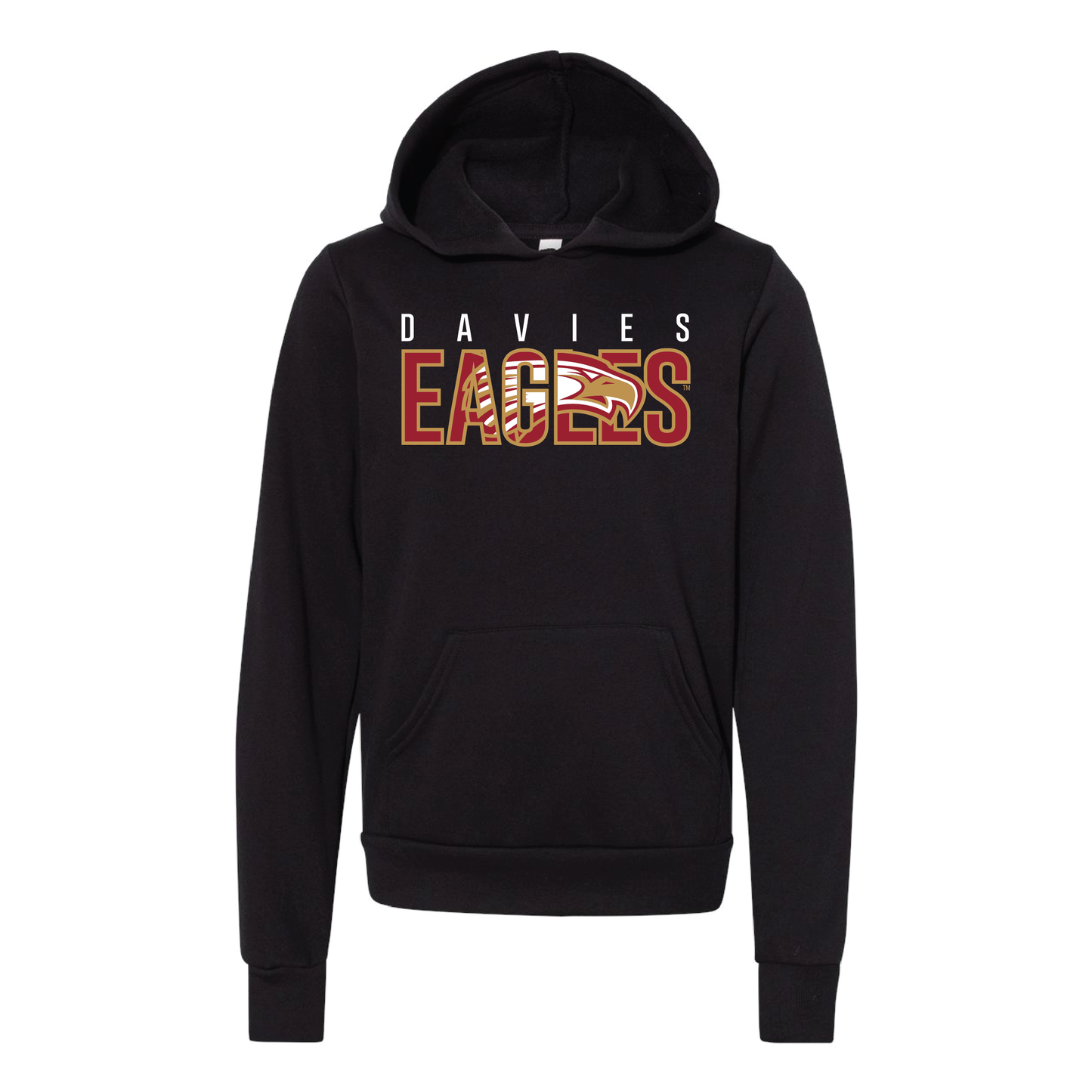 Eagles BELLA+CANVAS® Youth Sponge Fleece Hoodie (3719Y)