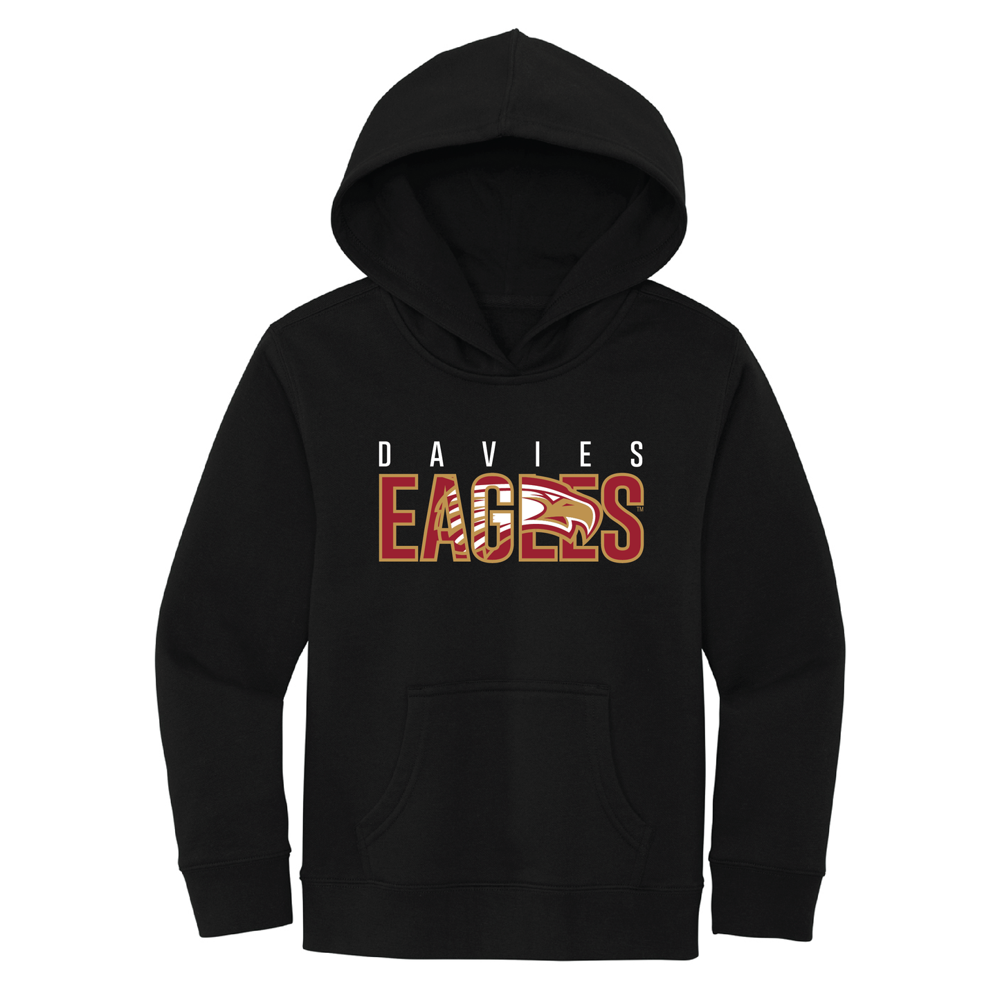 Eagles Black District® Youth V.I.T.™ Fleece Hoodie (DT6100Y)