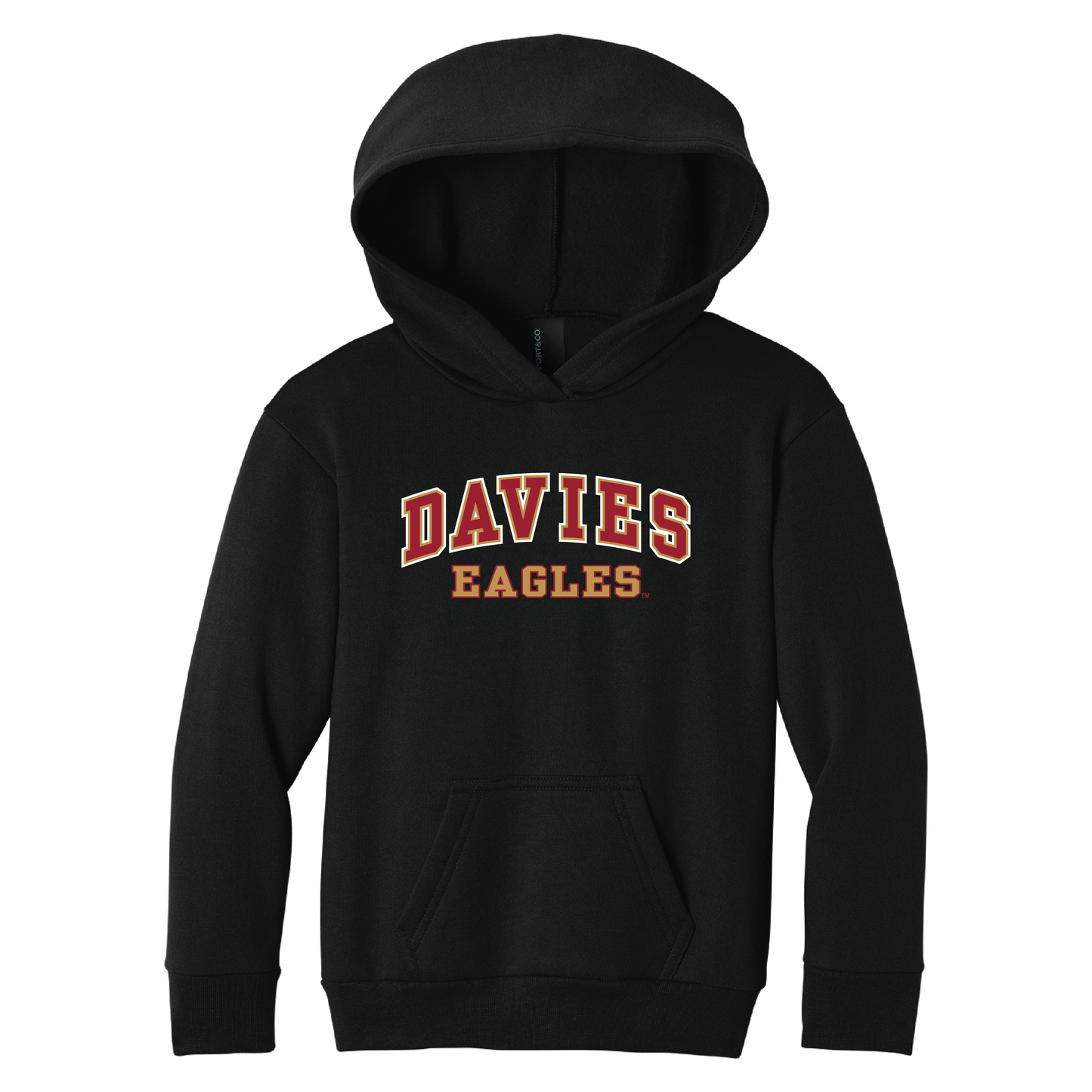 Eagles Port & Co™ Youth Pullover Hooded Sweatshirt (PC68YH)