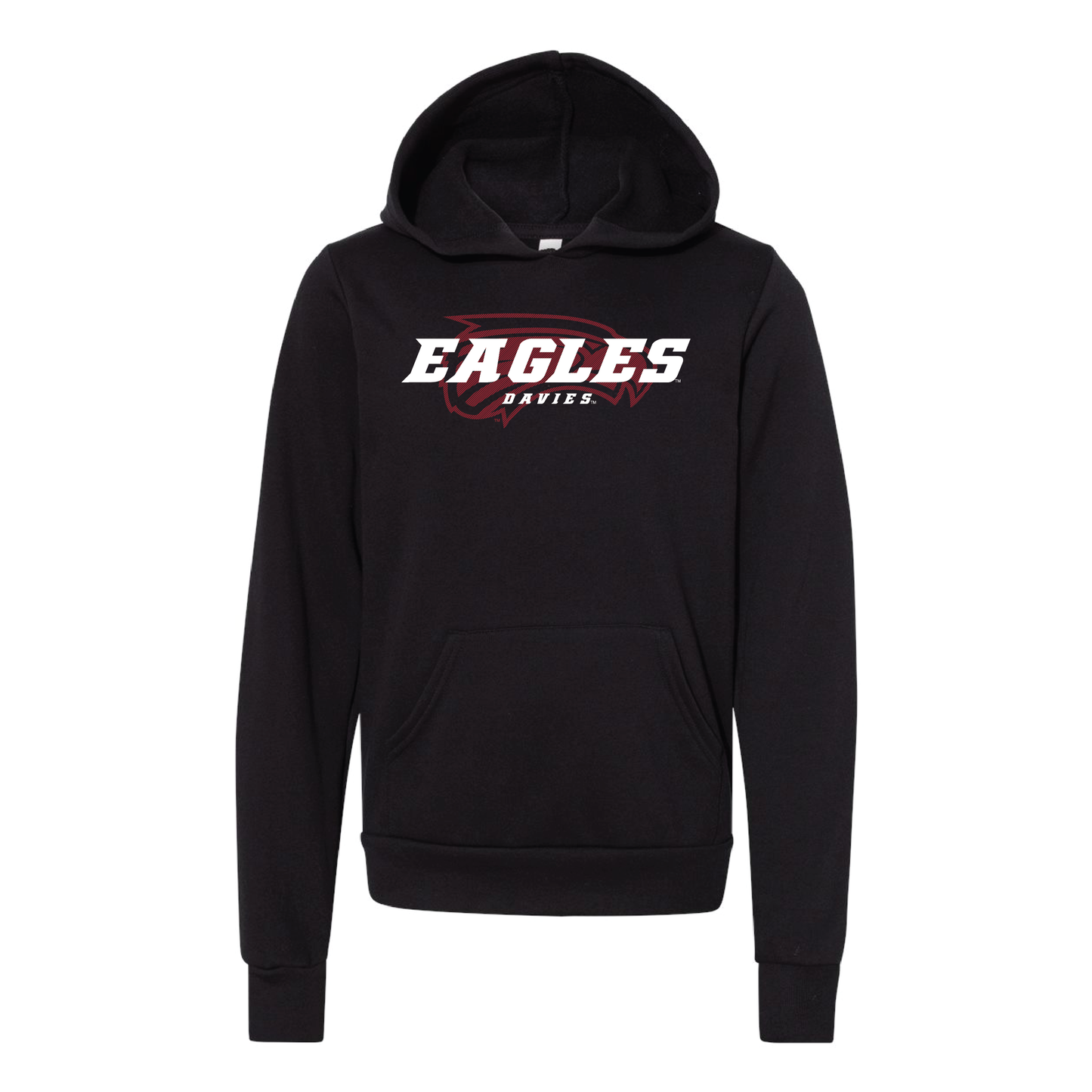 Eagles BELLA+CANVAS® Youth Sponge Fleece Hoodie (3719Y)