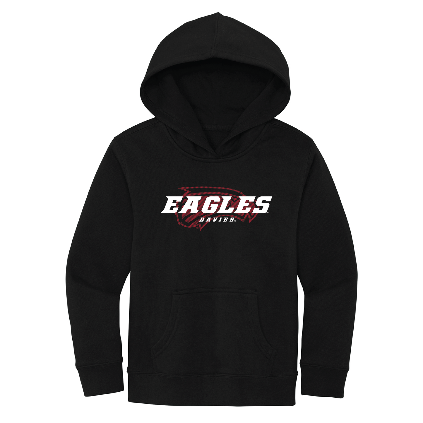 Eagles Black District® Youth V.I.T.™ Fleece Hoodie (DT6100Y)