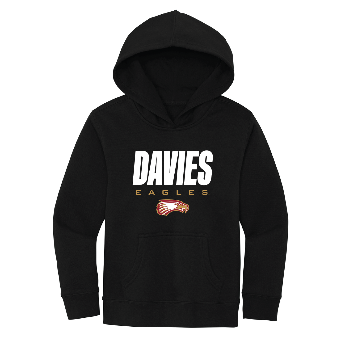 Eagles Black District® Youth V.I.T.™ Fleece Hoodie (DT6100Y)