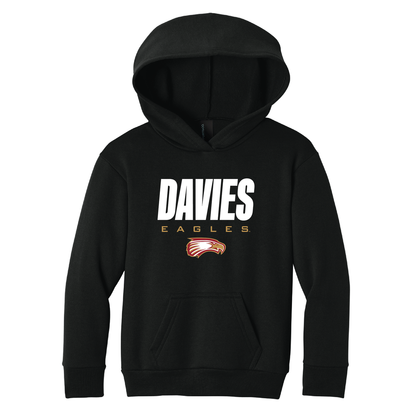 Eagles Port & Co™ Youth Pullover Hooded Sweatshirt (PC68YH)