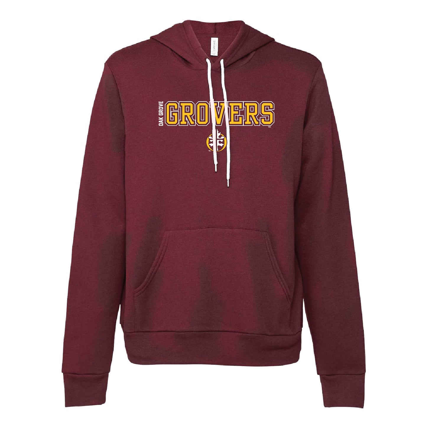 Grovers Bracket Maroon BELLA & CANVAS Hoodie 0224