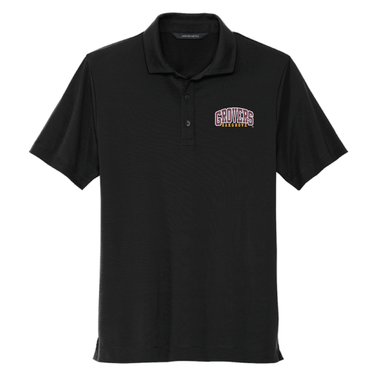 Oak Grove Black Mercer+Mettle® Stretch Jersey Polo (MM1014)