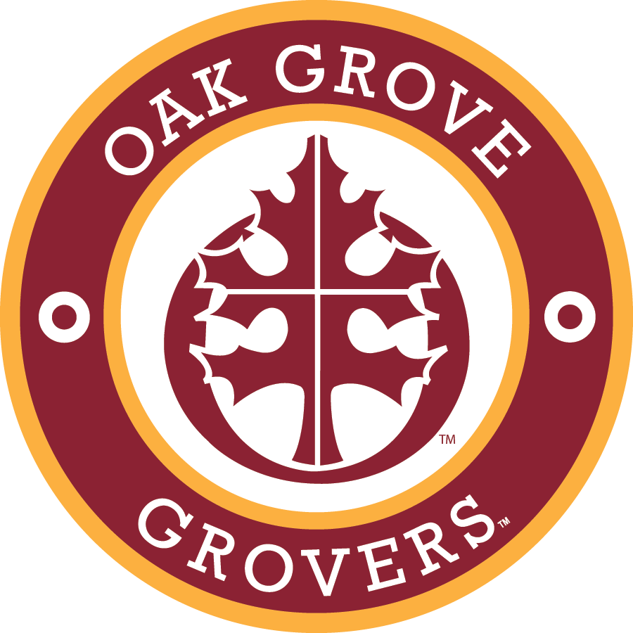 Oak Grove Decal  Marrn/Wht