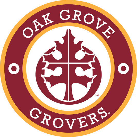 Oak Grove Decal  Marrn/Wht