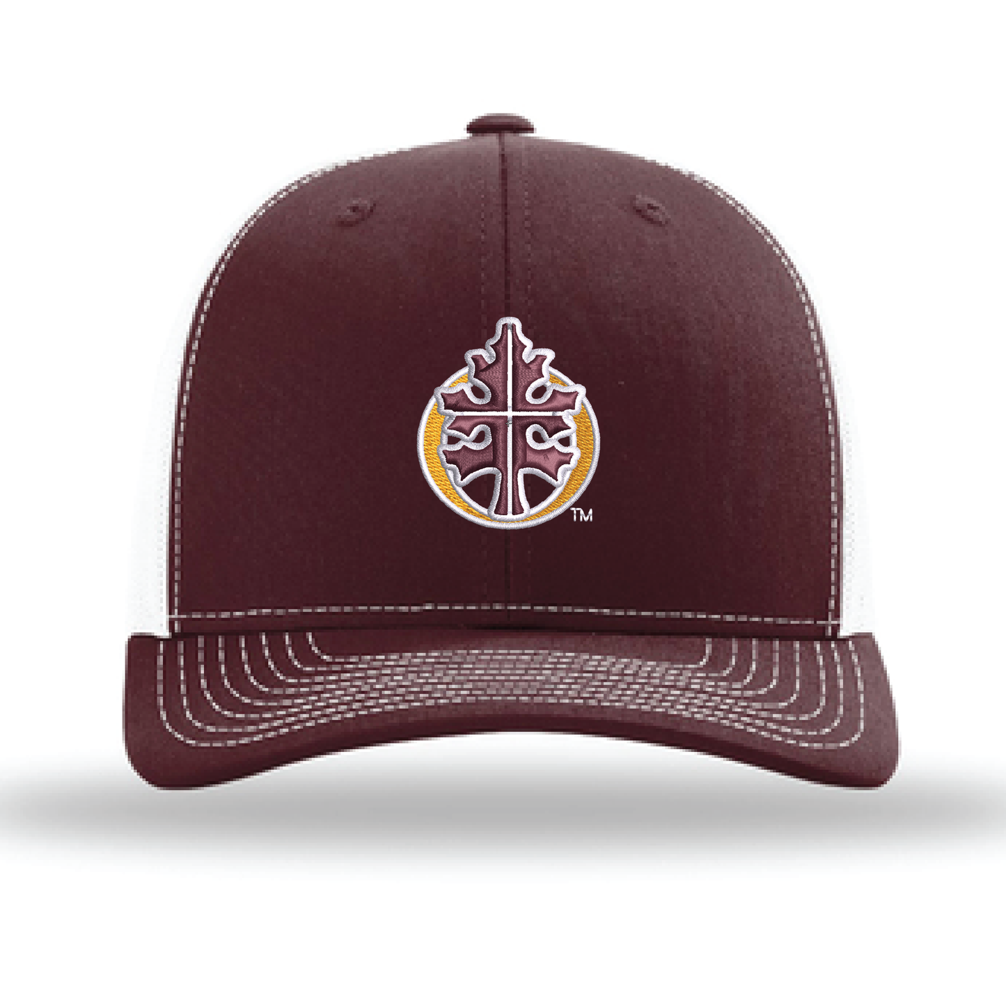 Oak Grove Maroon Richardson Trucker Cap (112)