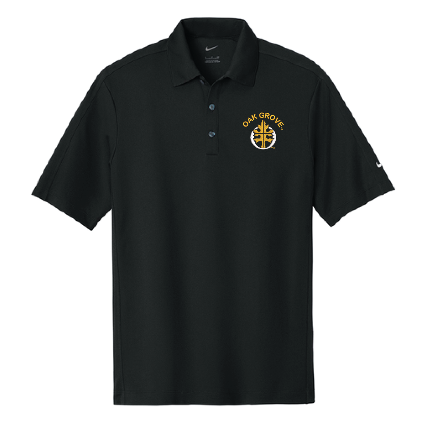 Oak Grove Black Nike Tech Sport Dri-FIT Polo (266998)